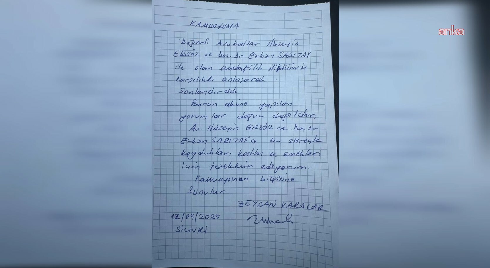 Tutuklu Zeydan Karalar, avukatları ile olan müdafilik ilişkisini sonlandırdı