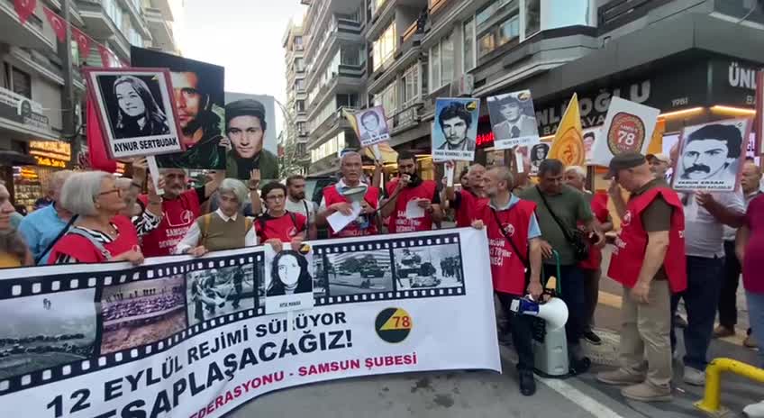 Samsun Devrimci 78'liler Derneği’nden 12 Eylül açıklaması: "Darbeler, artık sivil darbelerle sürüyor"