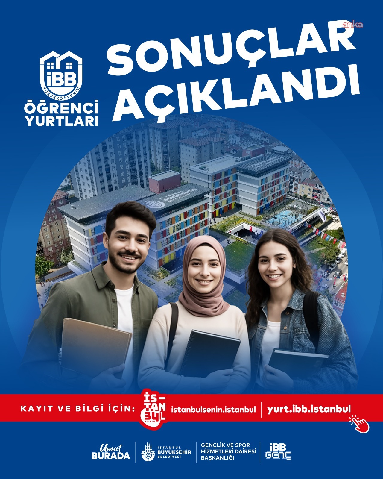 İBB yurtlarına başvuru sonuçları açıklandı