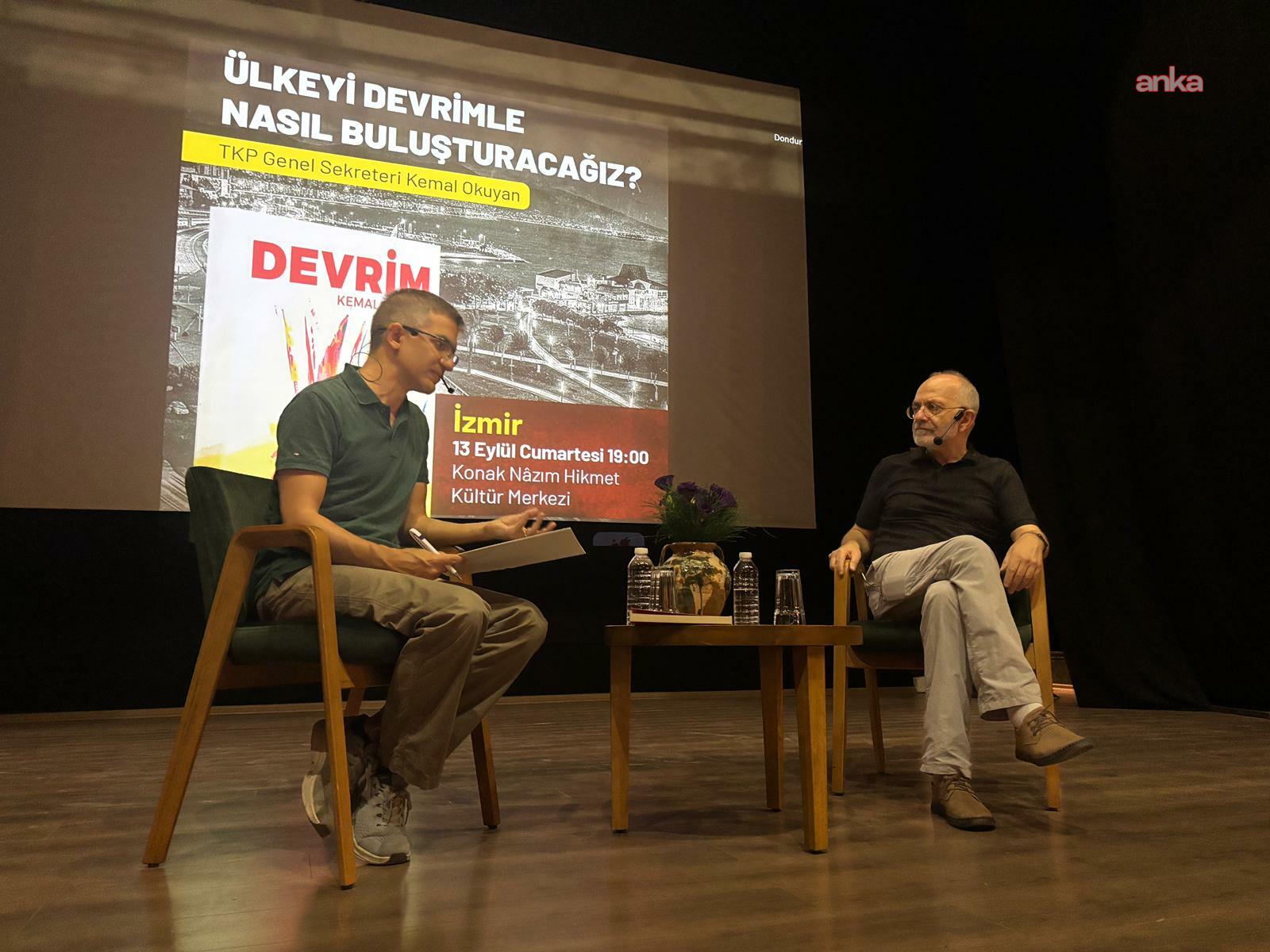TKP Genel Sekreteri Kemal Okuyan’ın “Devrim” kitabı İzmir’de okurlarıyla buluştu