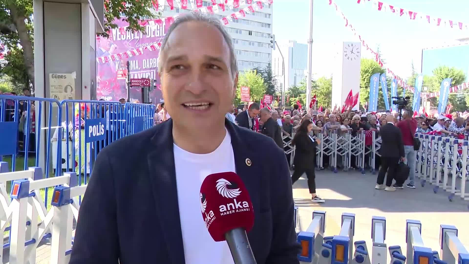 CHP'nin Ankara mitingi... Suat Özçağdaş: "CHP, günün sonunda Kuvayi Milliye karargahıdır; zorbalıkla teslim alınamaz, her türlü önlemimizi alıyoruz"