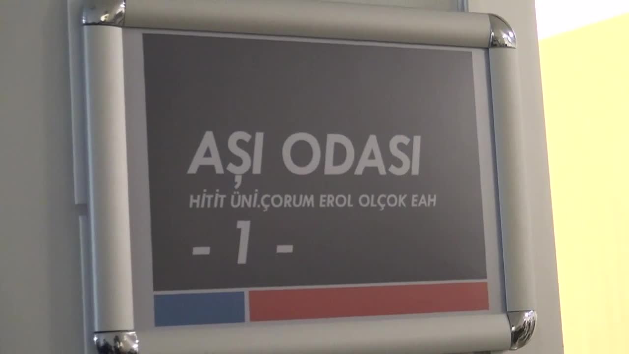 ÇORUM'DA DA İLK KORONAVİRÜS AŞISI YAPILDI