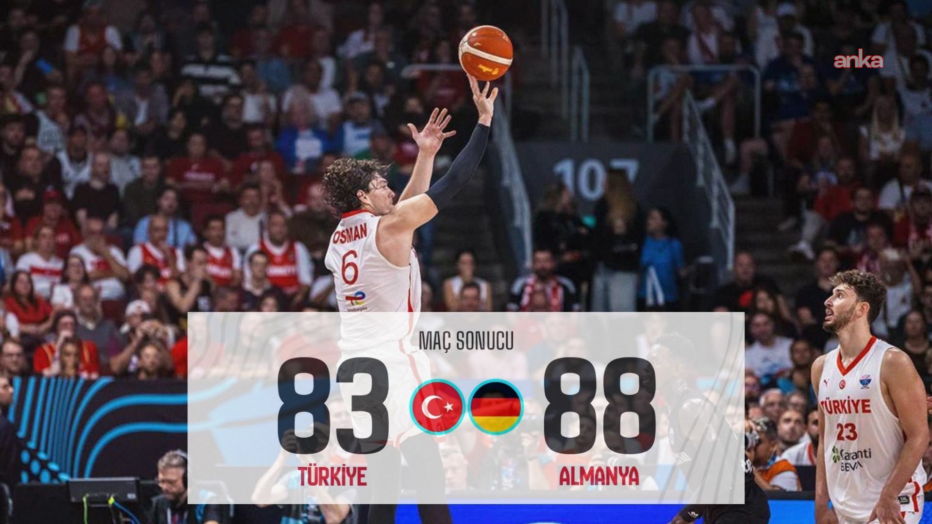 "12 dev adam" Avrupa ikincisi...  Almanya: 88 - Türkiye: 83