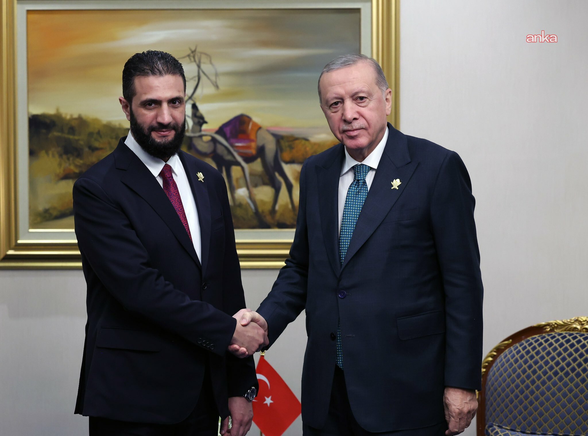Cumhurbaşkanı Erdoğan, Suriye Cumhurbaşkanı Şara ile görüştü