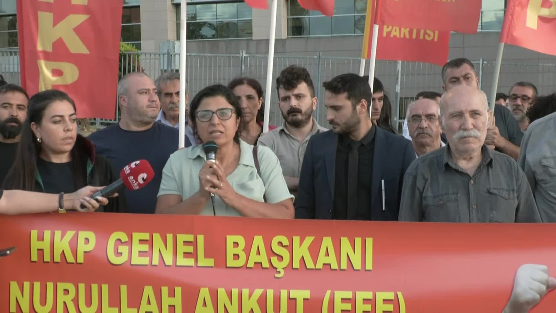 HKP Genel Başkanı Nurullah Efe Ankut hakkında ev hapsi kararı… Ankut: Bize ceza verdirebilir, bizi zindana atabilir, öldürebilir de ama asla yargılayamaz
