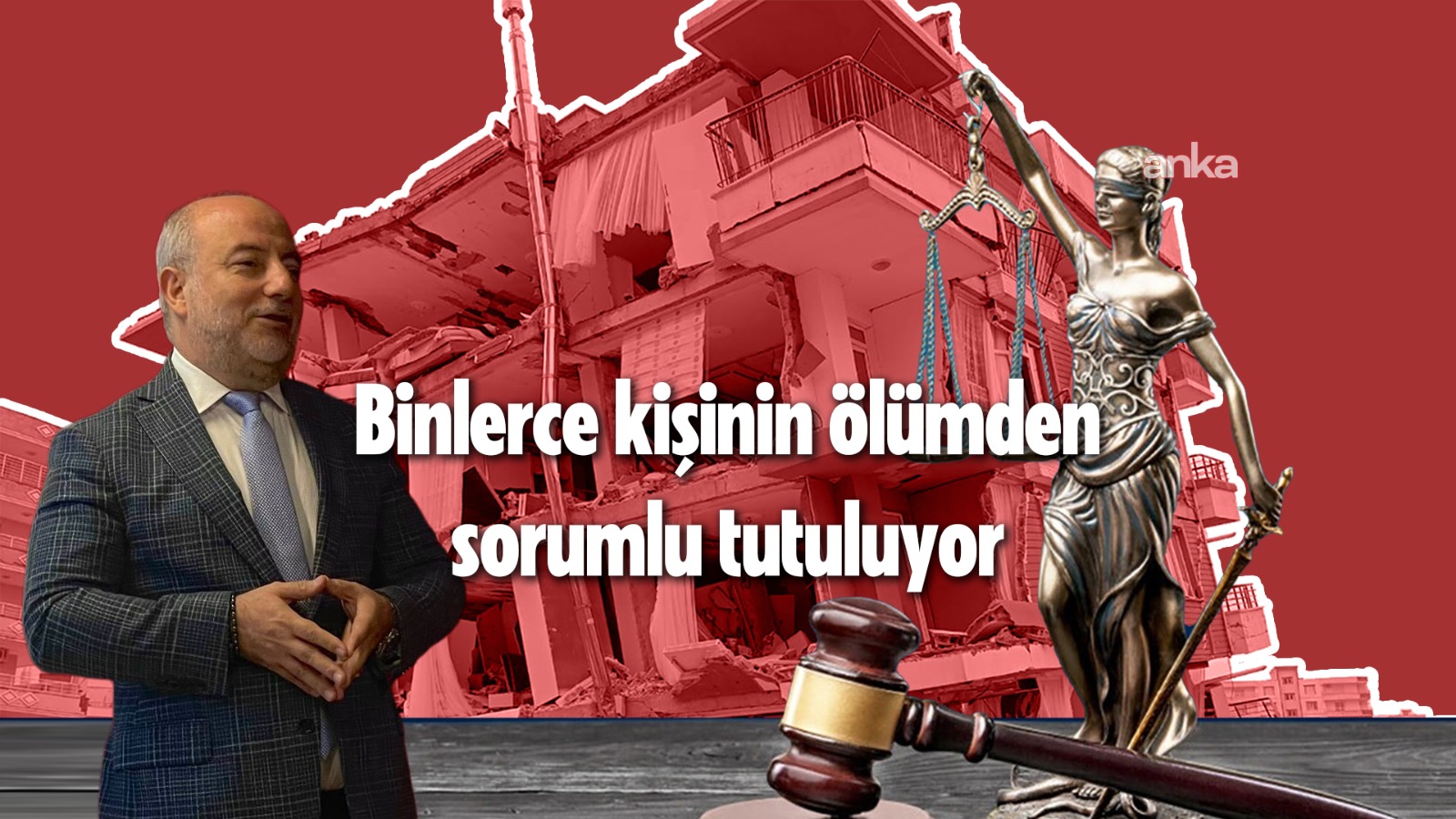 Depremde binlerce kişinin ölümünden sorumlu kamu görevlisi Hacı Mehmet Güner, 271 yıl hapis istemiyle tutuksuz yargılanıyor