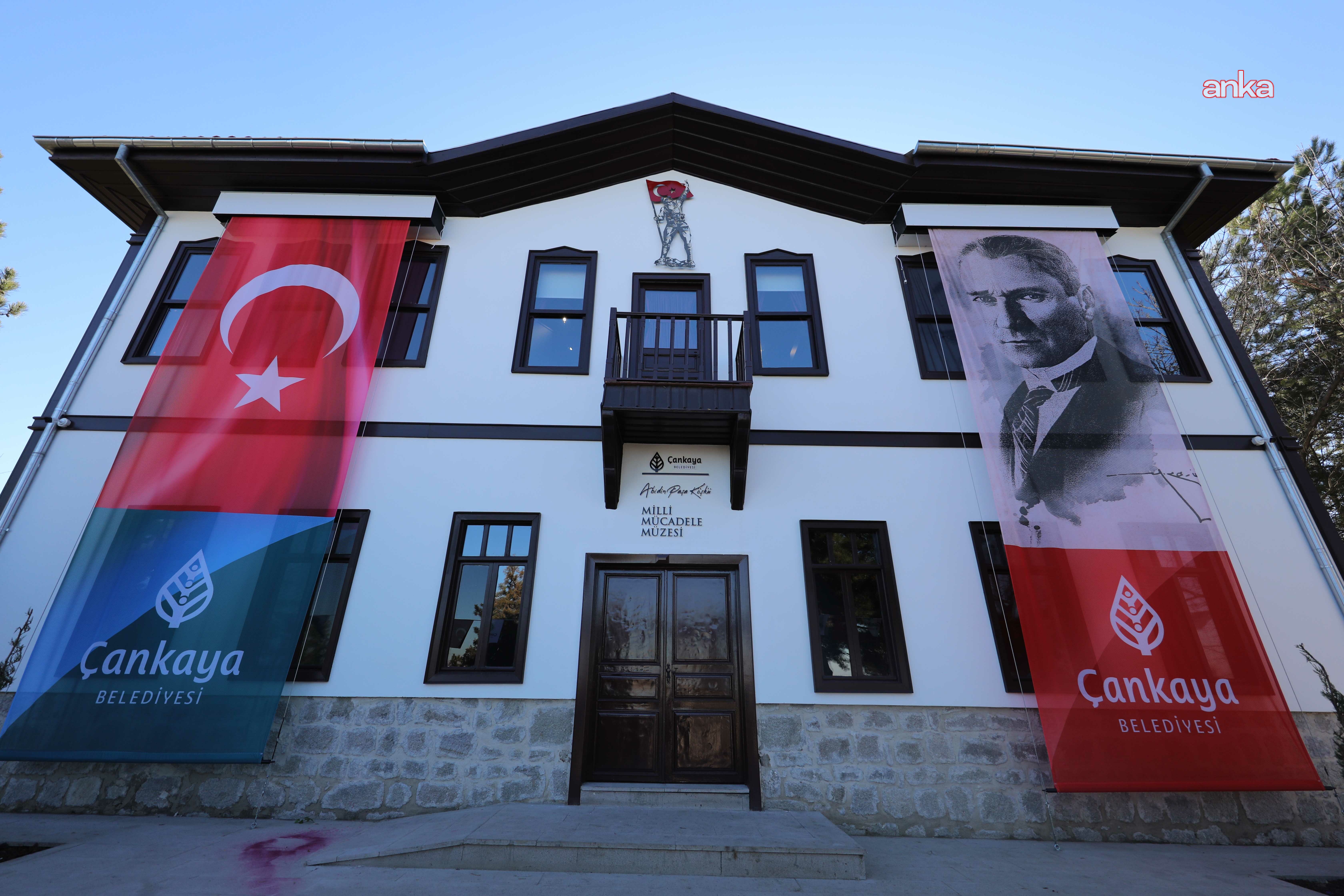 Çankaya Belediyesi Abidin Paşa Köşkü Milli Mücadele Müzesi’ne ödül
