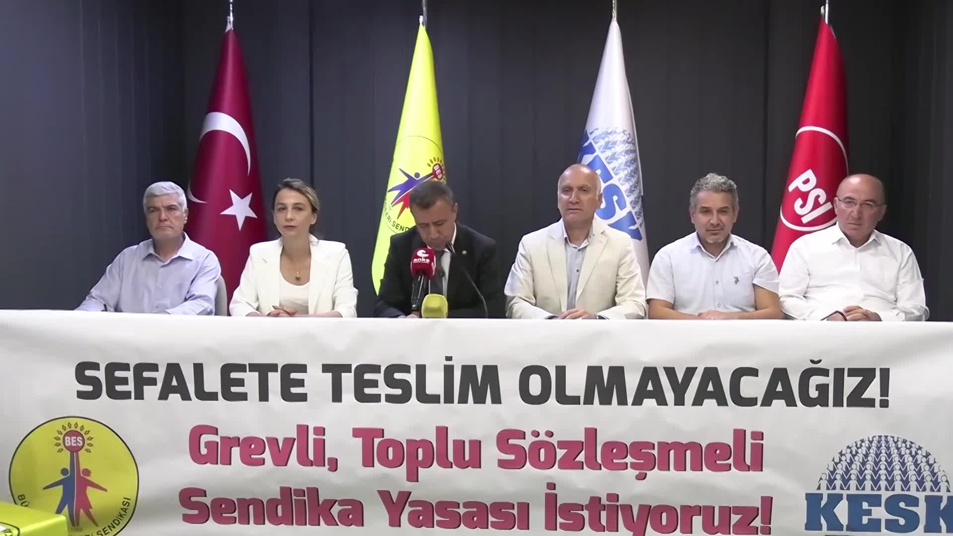 BES'ten 8. dönem toplu sözleşmesinin yenilenmesi için çağrı: "Yandaşlar Hakem'e götürdü, biz emekçiye götürüyoruz"