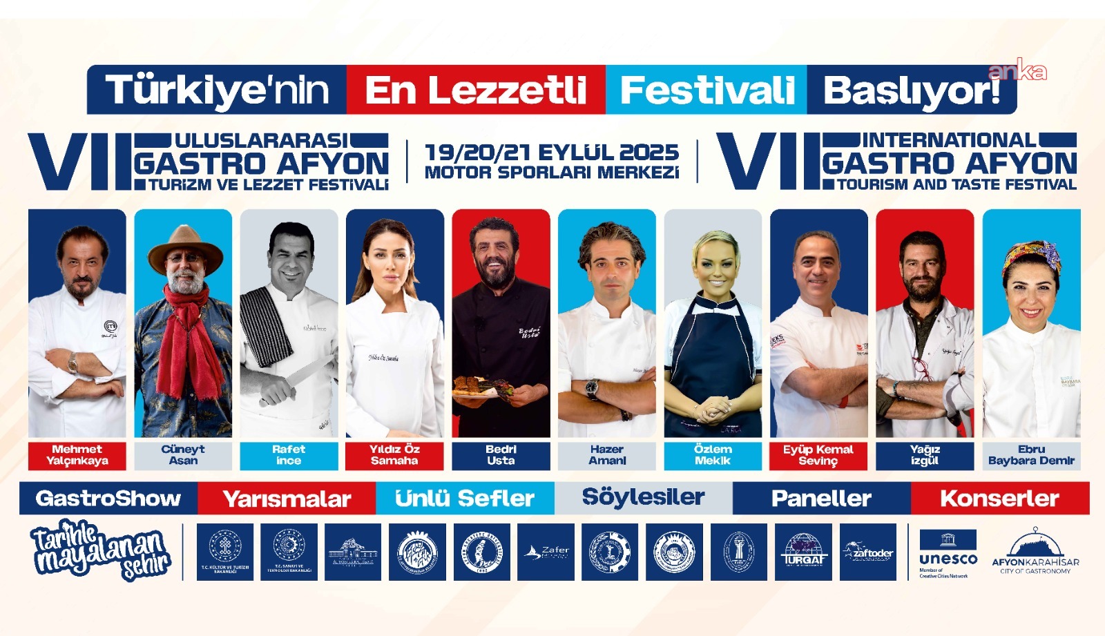7. Uluslararası Gastro Afyon Turizm ve Lezzet Festivali için geri sayım başladı