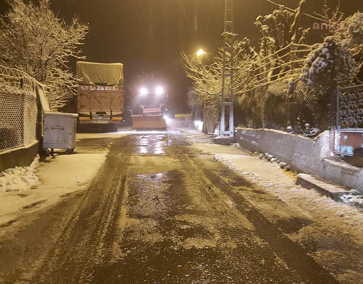 KARTAL BELEDİYESİ KAR MESAİSİNE BAŞLADI