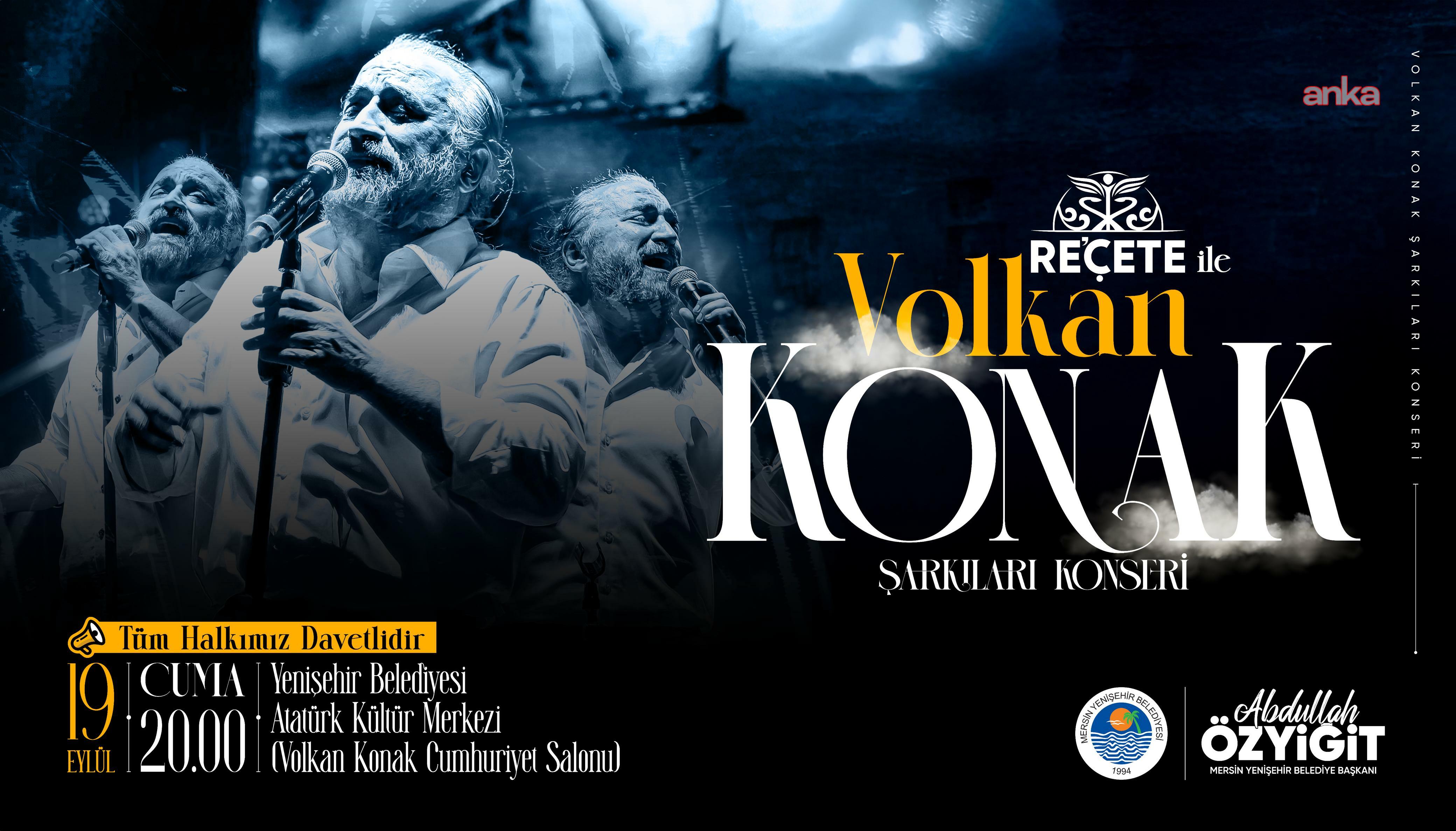 Yenişehir Belediyesi’nden Volkan Konak anısına konser