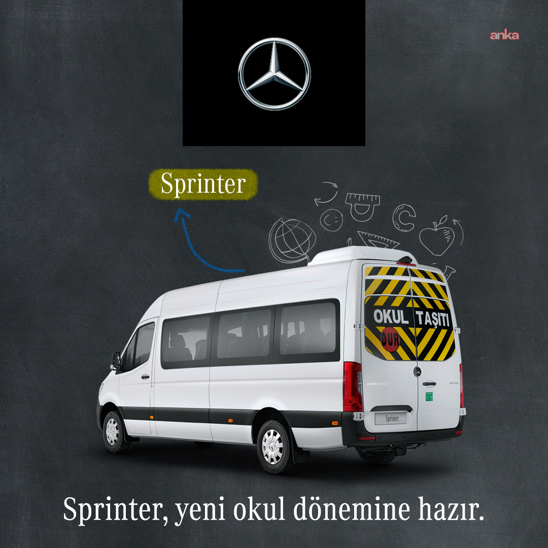 Mercedes-Benz Sprinter ile okul yolu daha güvenli