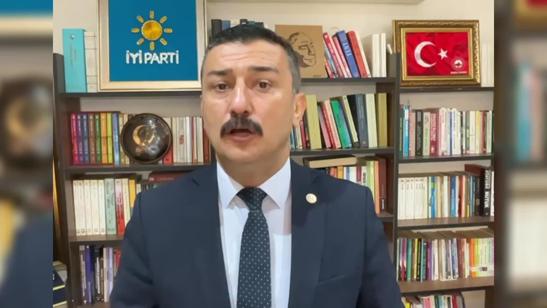 İYİ Partili Türkoğlu'ndan komisyondaki gerginlikle ilgili açıklama: "Aziz milleti; terör sevicilerle, cumhuriyet ve demokrasi düşmanlarıyla muhatap ederseniz, olacağı budur"