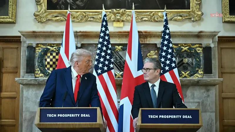 ABD Başkanı Trump ve İngiltere Başbakanı Starmer, Chequers’ta bir araya geldi