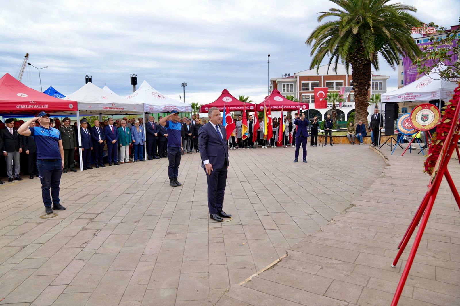 Atatürk’ün Giresun’a gelişinin 101. yılı ve Gaziler Günü törenlerle kutlandı