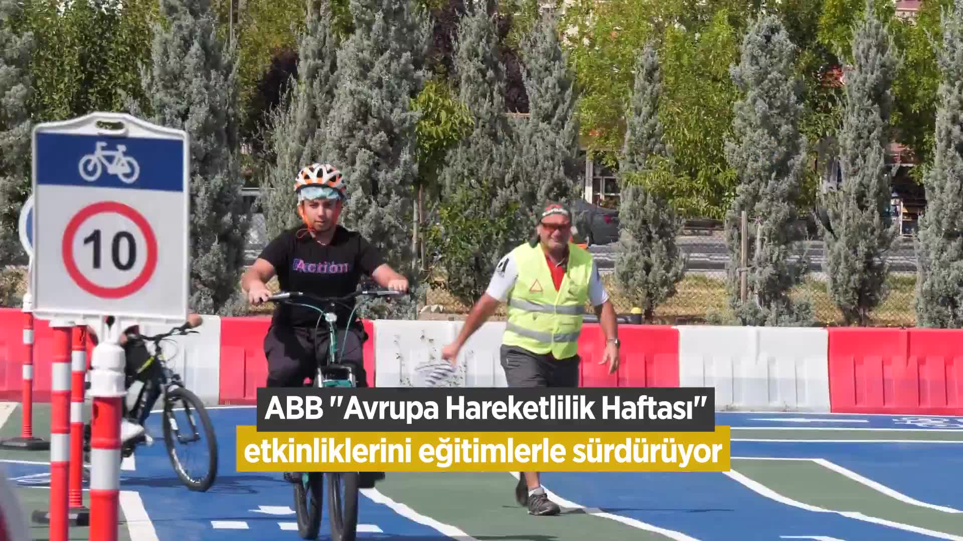 Ankara Büyükşehir Belediyesi'nden "Avrupa Hareketlilik Haftası”nda bisiklet eğitimi