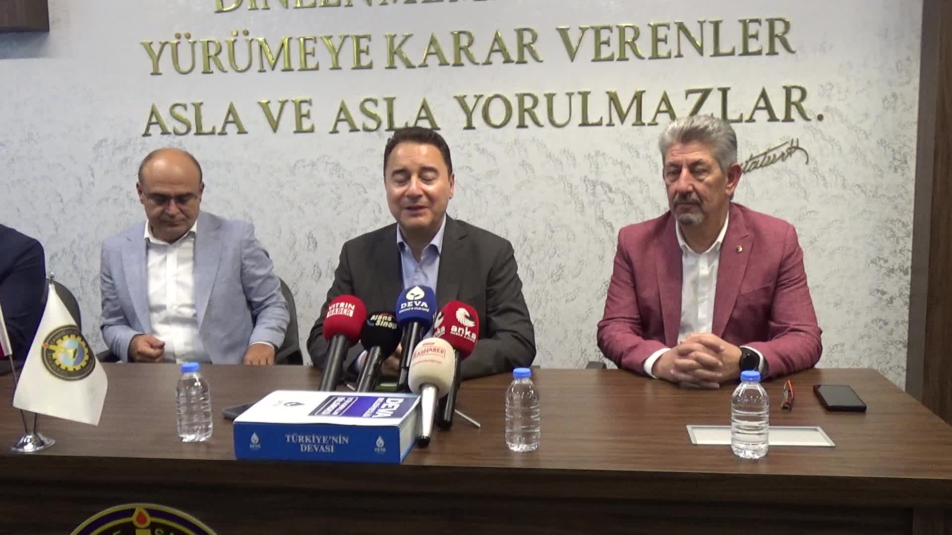 DEVA Partisi Genel Başkanı Babacan: "Türkiye servet dağılımının en bozuk olduğu ülke"