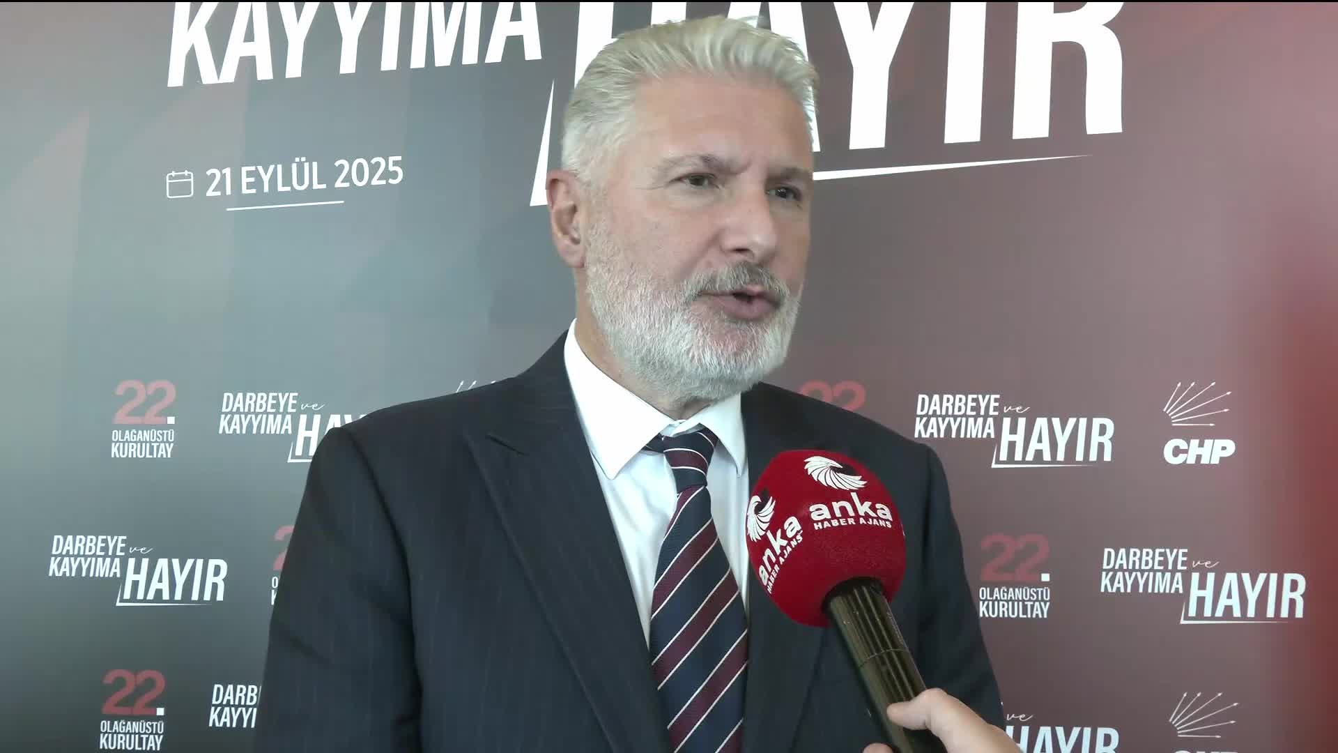 CHP’nin 22’nci Olağanüstü Kurultayı… Bahadır Erdem: "Kurultay davasına bakan mahkemenin 24'ünde davayı reddetmesini bekliyorum"