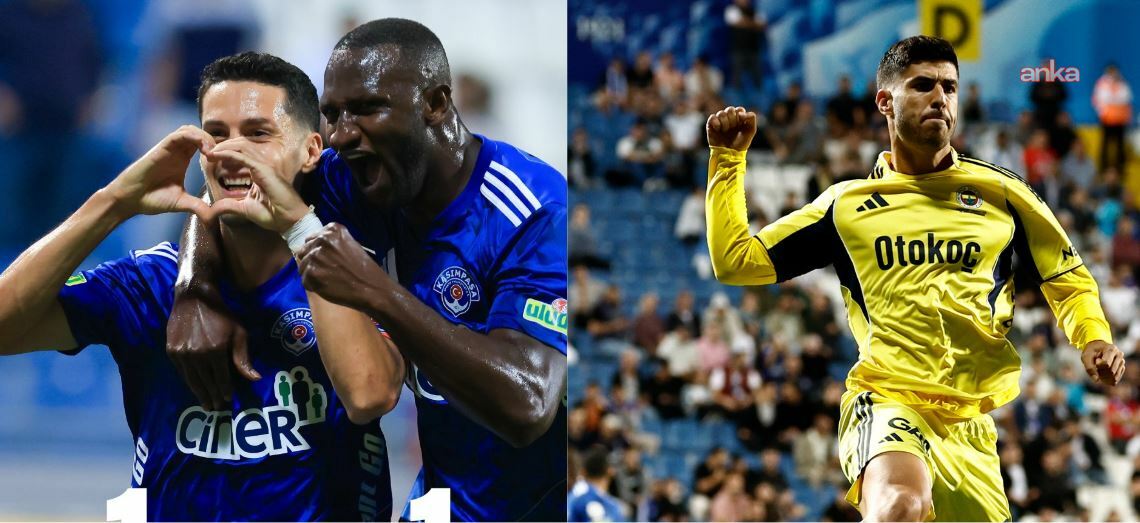 Fenerbahçe deplasmanda Kasımpaşa ile 1-1 beraber kaldı