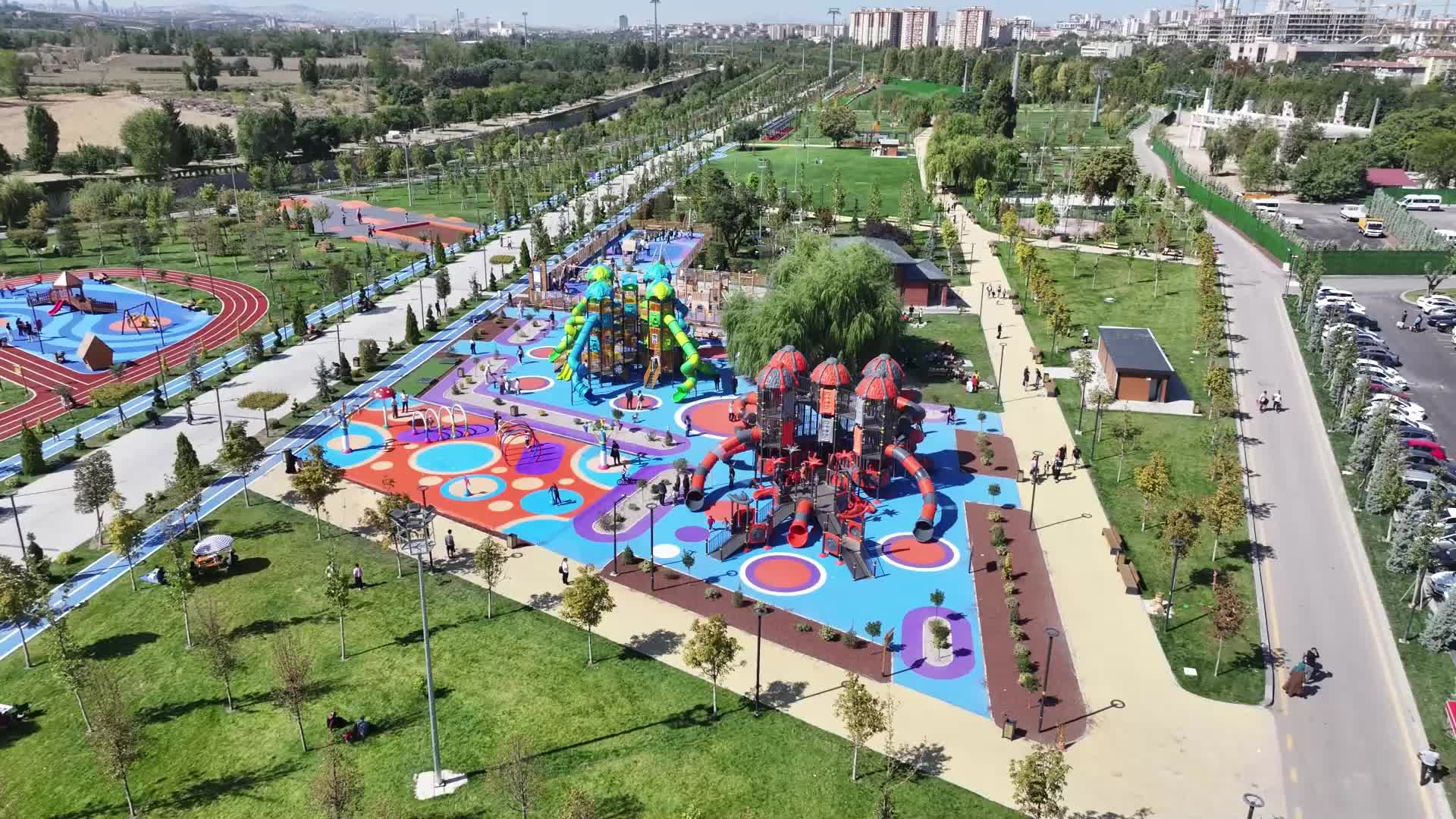 Atatürk Çocukları Doğal Yaşam Parkı'na yoğun ilgi sürüyor