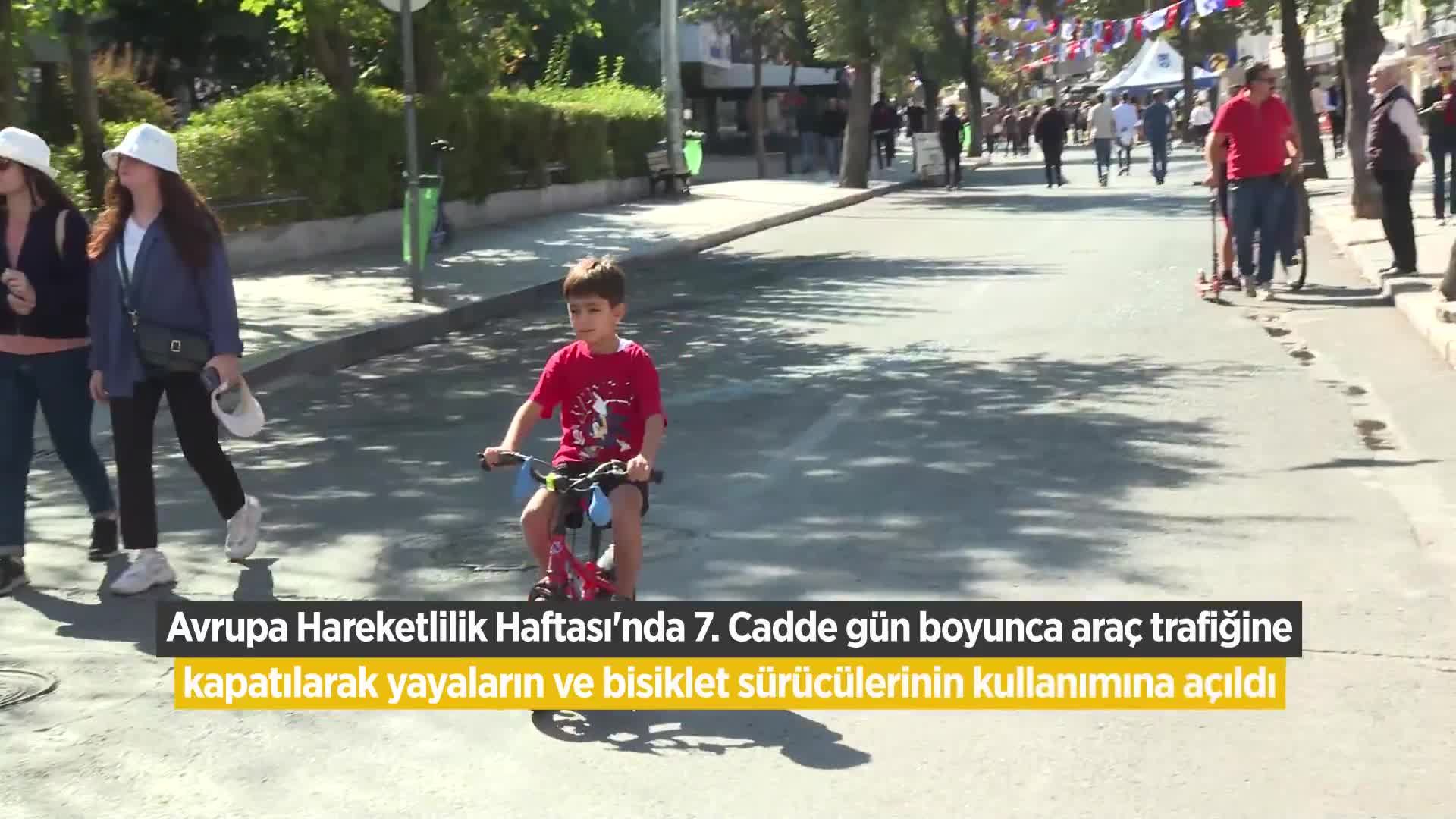 Ankara Büyükşehir Belediyesi, Bahçelievler 7. Cadde'yi yayalar ve bisikletlilere açtı