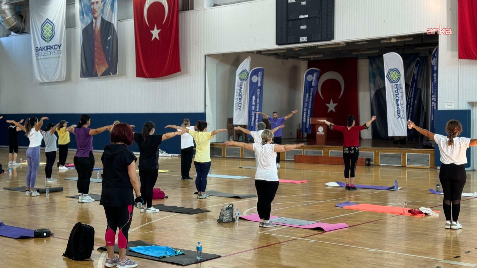 Bakırköylü kadınlar güne sporla başlıyor