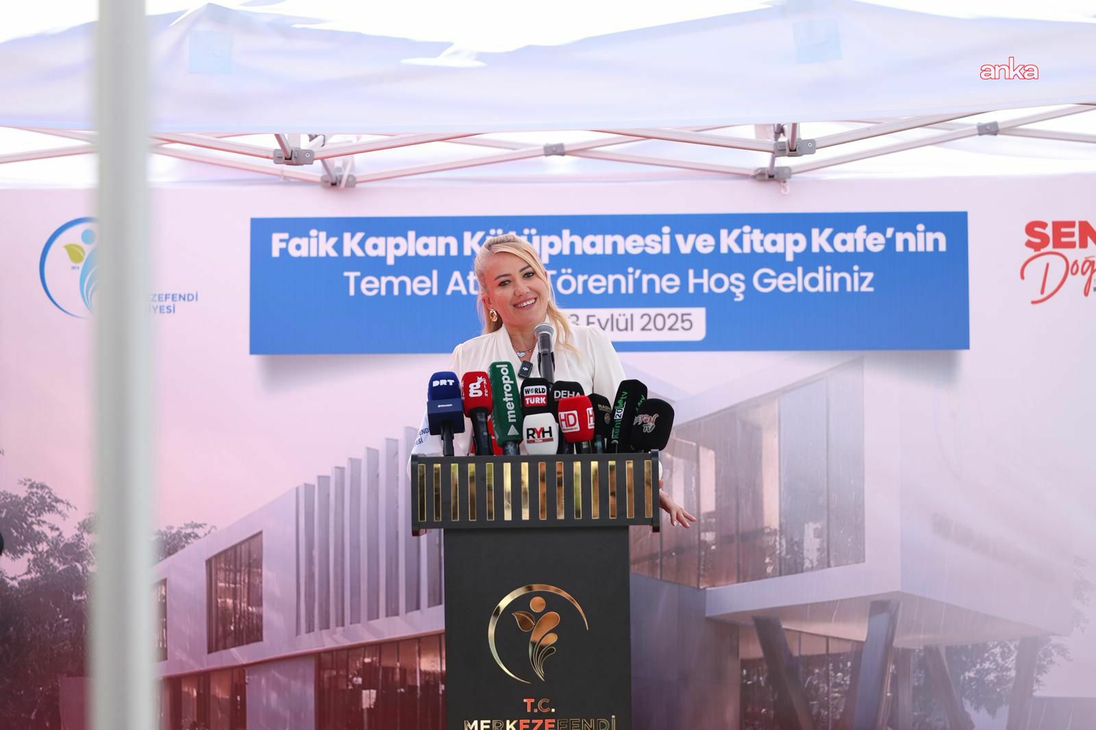 Merkezefendi Belediyesi, Faik Kaplan Kütüphanesi ve Kitap Kafe’nin temelini attı