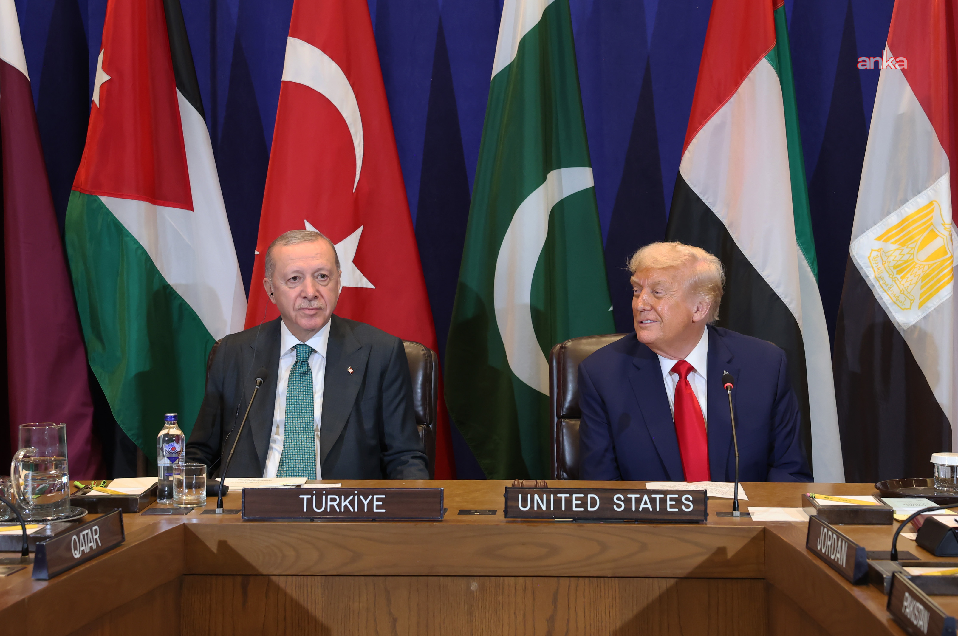 Cumhurbaşkanı Erdoğan, Trump ile BM'de "Gazze" toplantısına katıldı