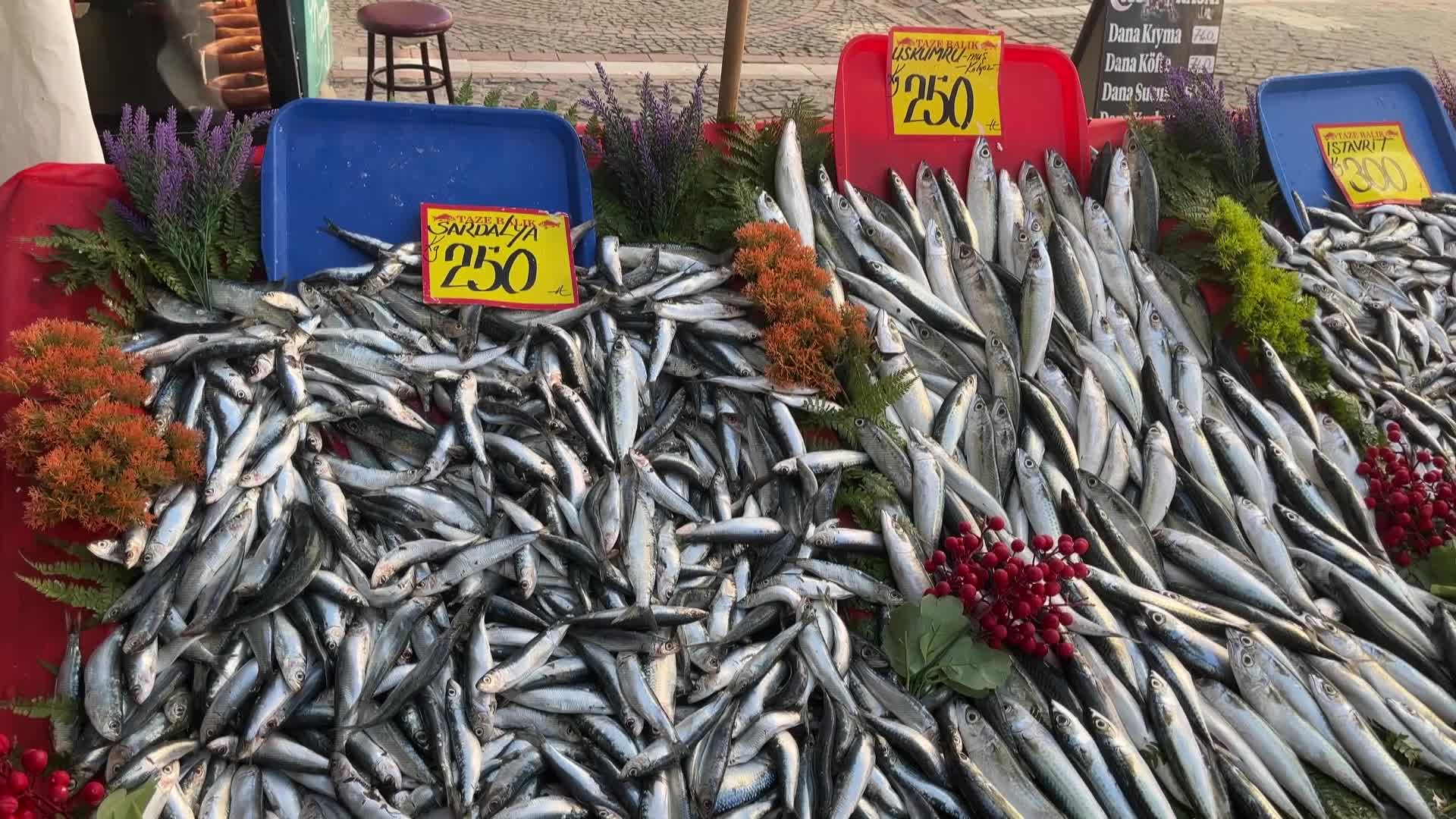 Edirne’de uskumru kilogramı 250 liraya düştü