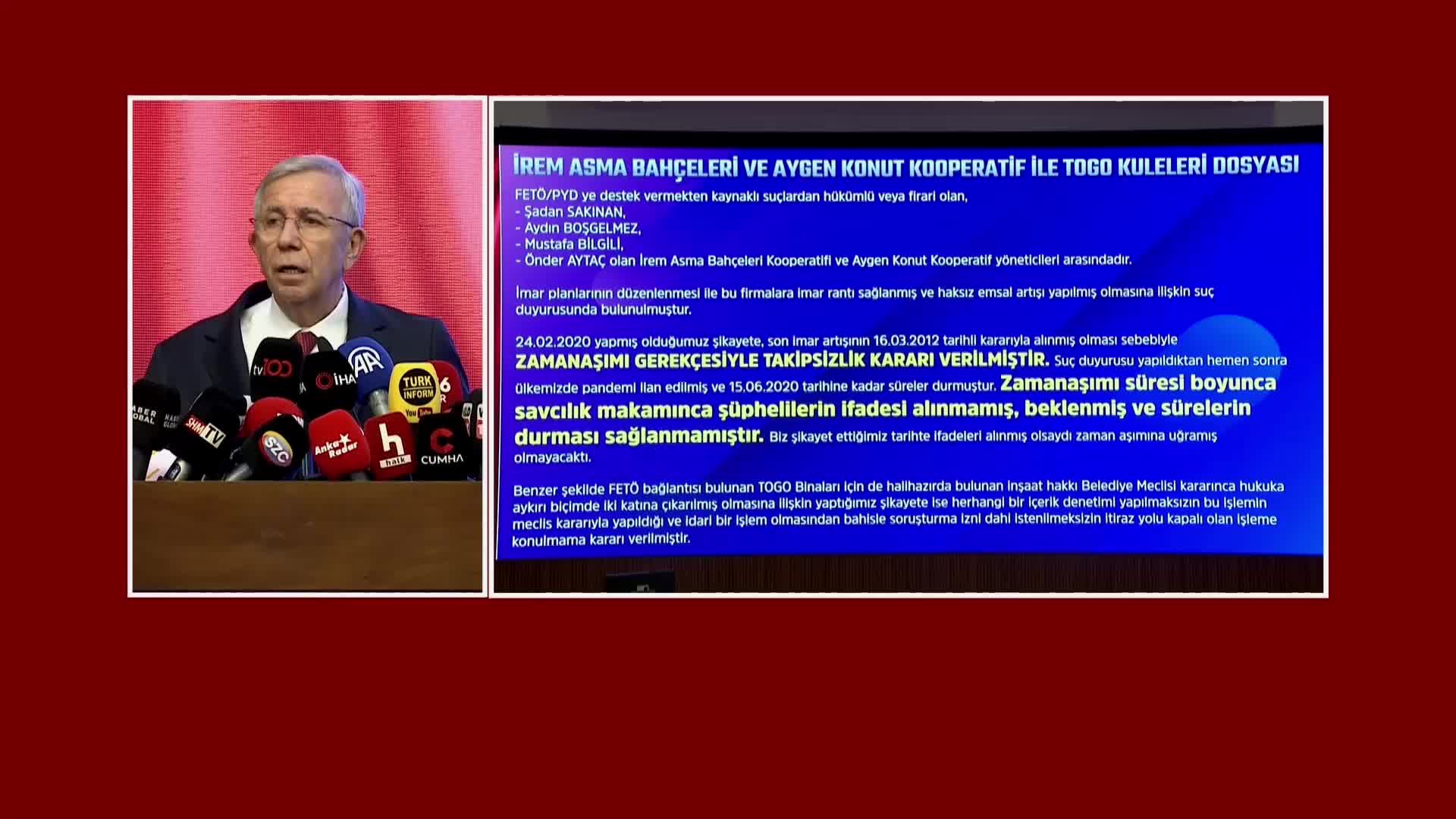 Mansur Yavaş'tan Melih Gökçek'e: "Usulsüz oturduğun o evden çık bakayım. Ankara halkının malını geri ver"