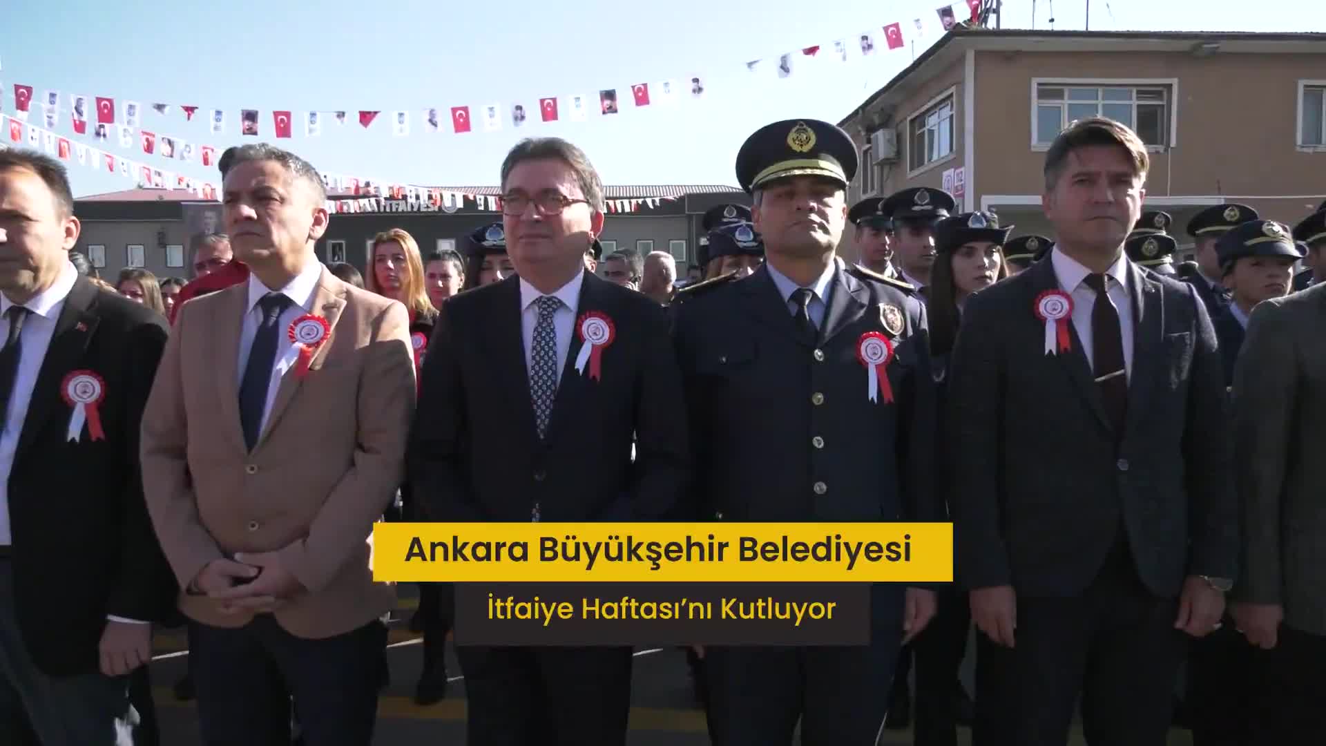 Ankara İtfaiyesi'nden Mansur Yavaş'a ziyaret