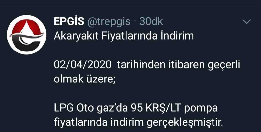 OTOGAZDA 95 KURUŞ İNDİRİM