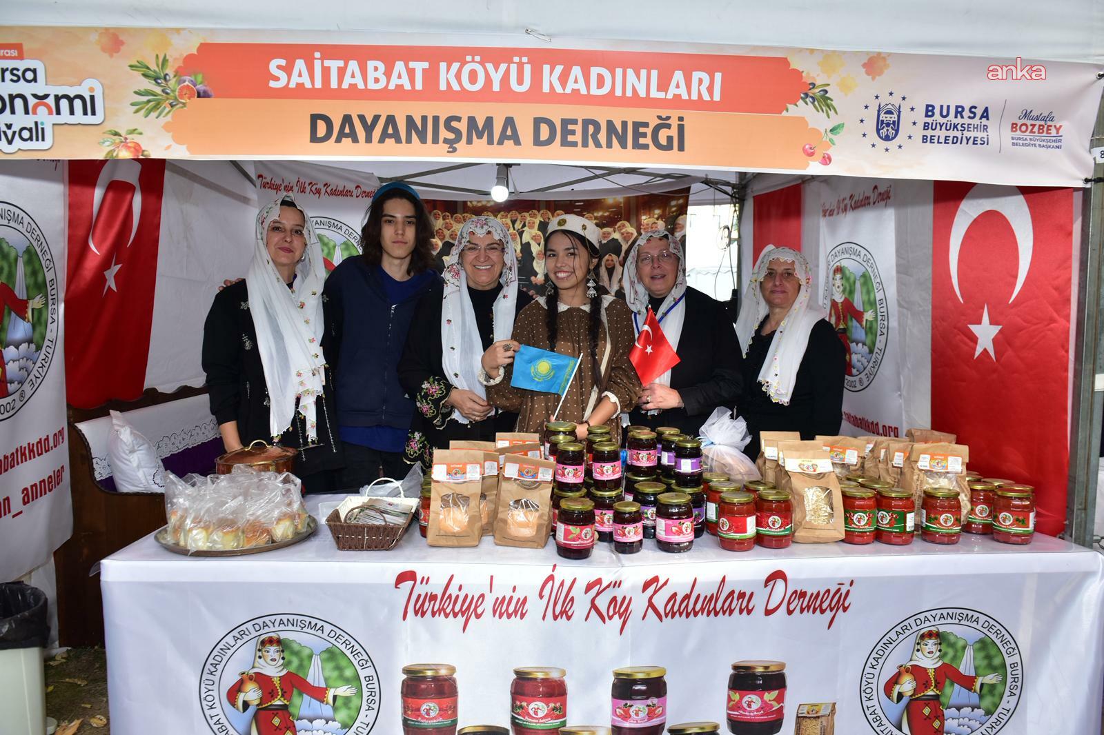 Uluslararası Bursa Gastronomi Festivali, kadın üreticilerin katkısıyla zenginleşti