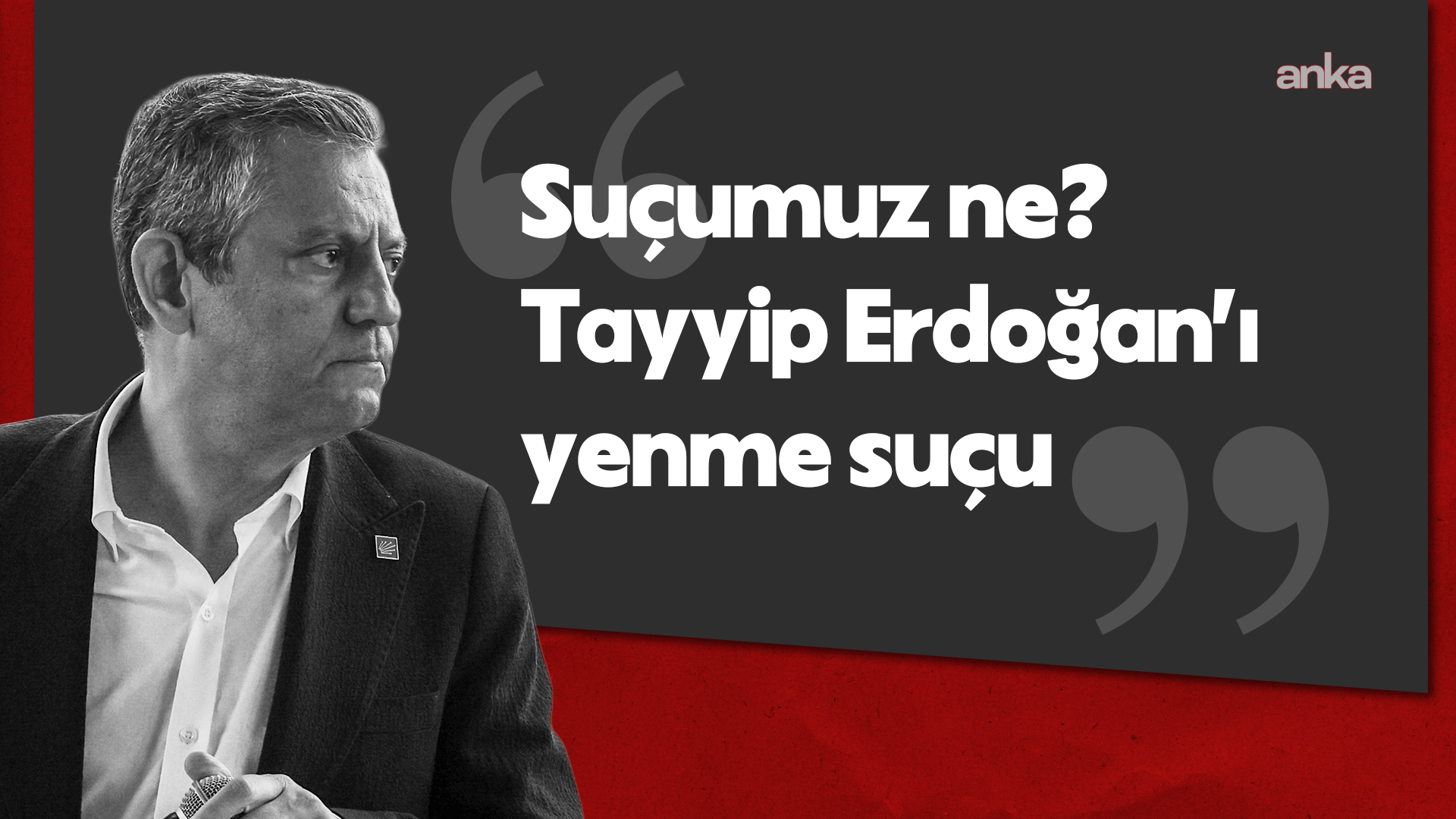 Özgür Özel: "İmamoğlu hakkındaki iddianame tamamlanırsa AK toroslar çetesinden kurtulacağız"