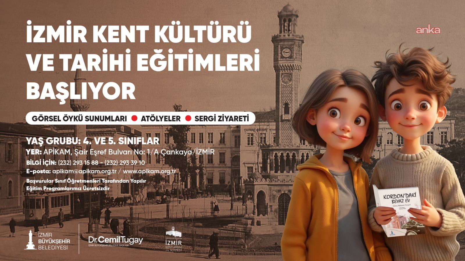 İzmir'de "Kent Kültürü ve Tarihi Eğitimleri" başlıyor