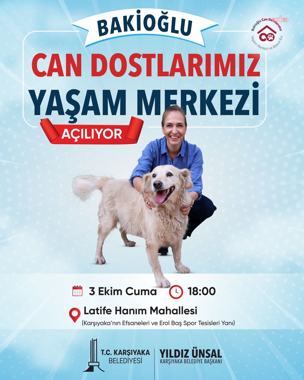 Bakioğlu Can Dostlarımız Yaşam Merkezi ve Bakımevi açılıyor