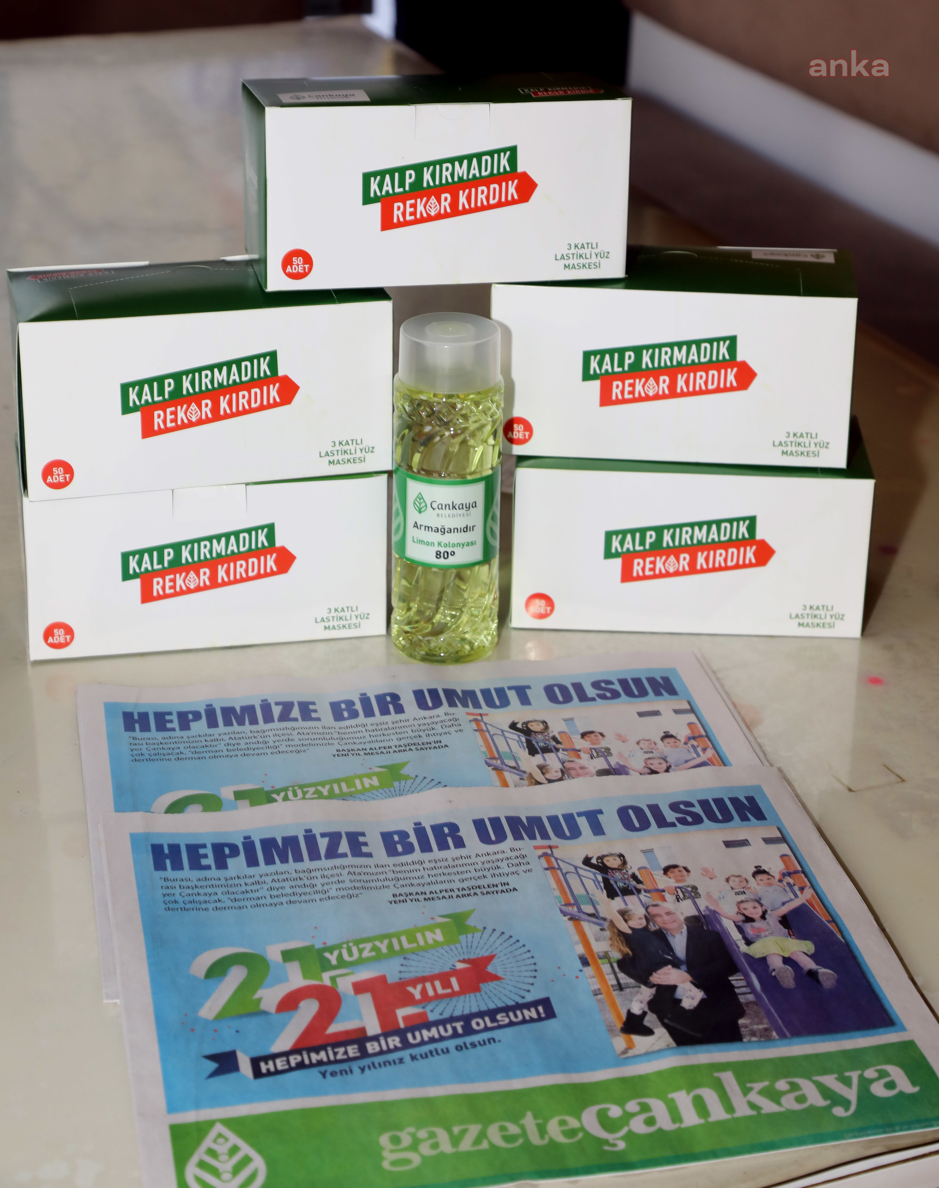 ÇANKAYA BELEDİYESİ'NDEN TAKSİ DURAKLARINA HİJYEN PAKETİ