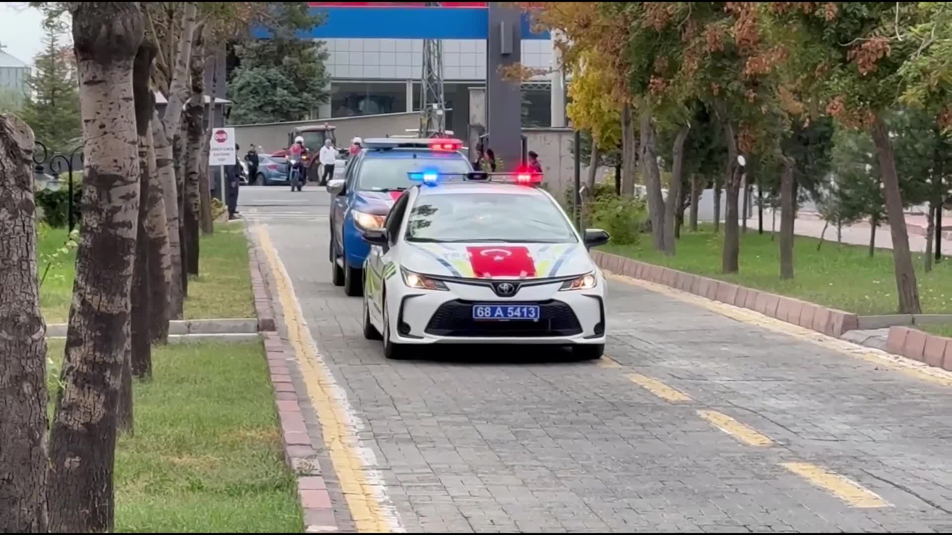 Aksaray'da trafik kazasında şehit düşen iki jandarma personeli memleketlerine uğurladı