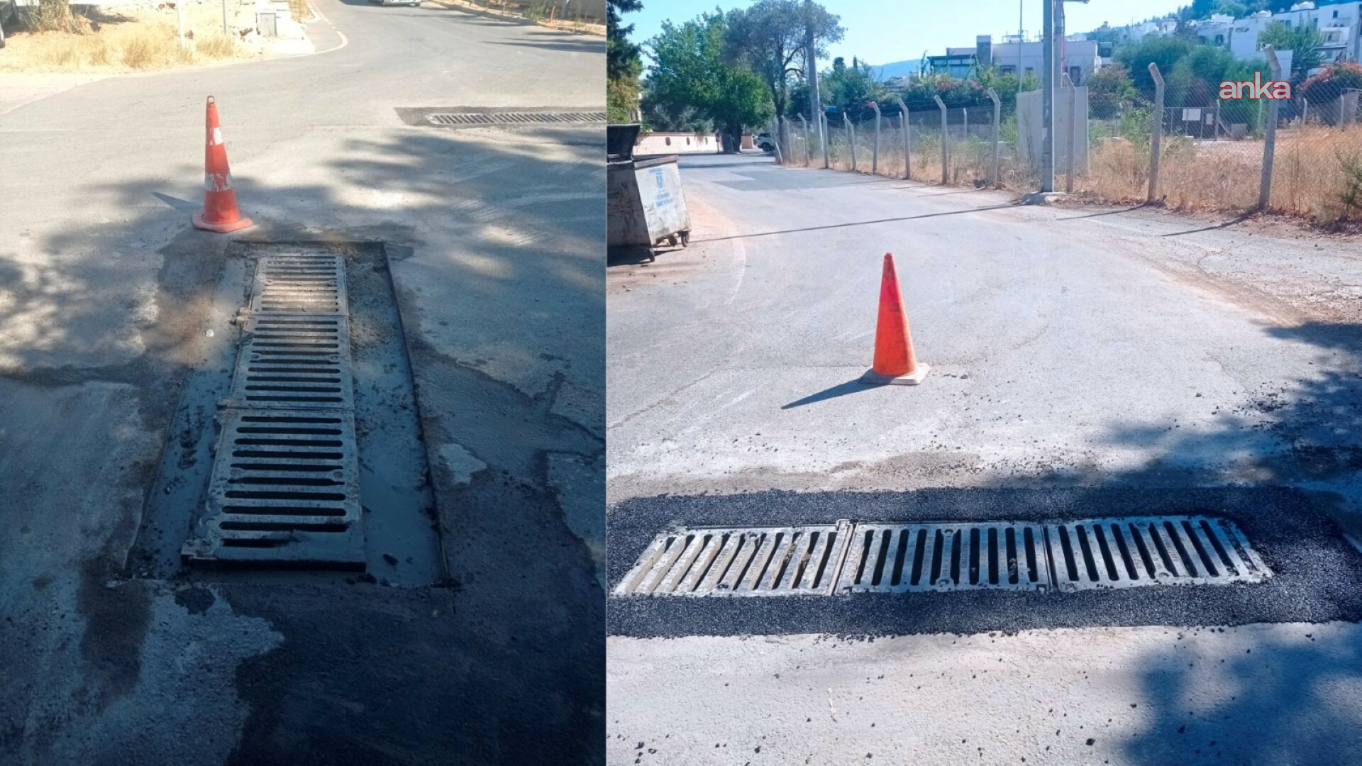 Bodrum Belediyesi, yollardaki bacalarda yükseltme çalışmalarına hız verdi