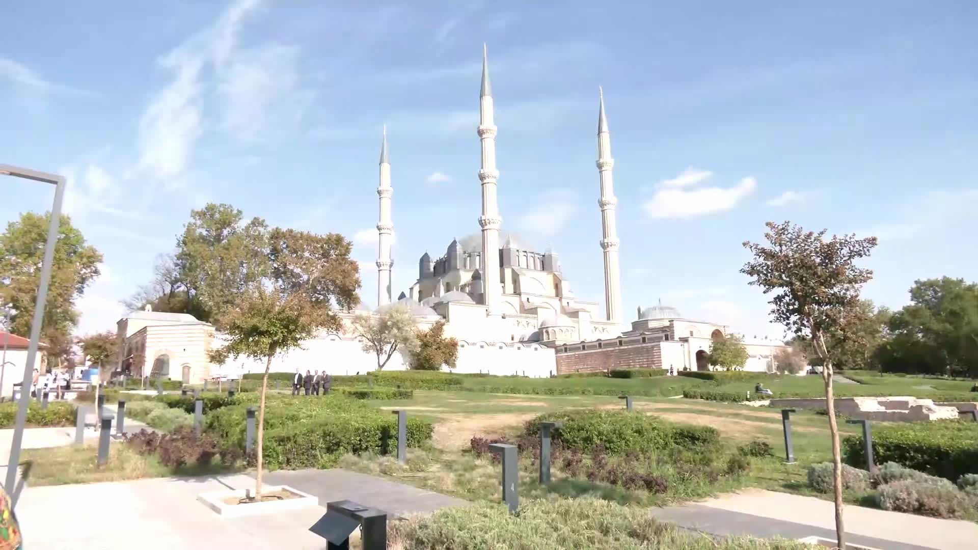 Mansur Yavaş, Tarihi Kentler Birliği 2. Olağan Birlik Meclisi Toplantısı'nın ardından Edirne'de tarihi yerleri gezdi