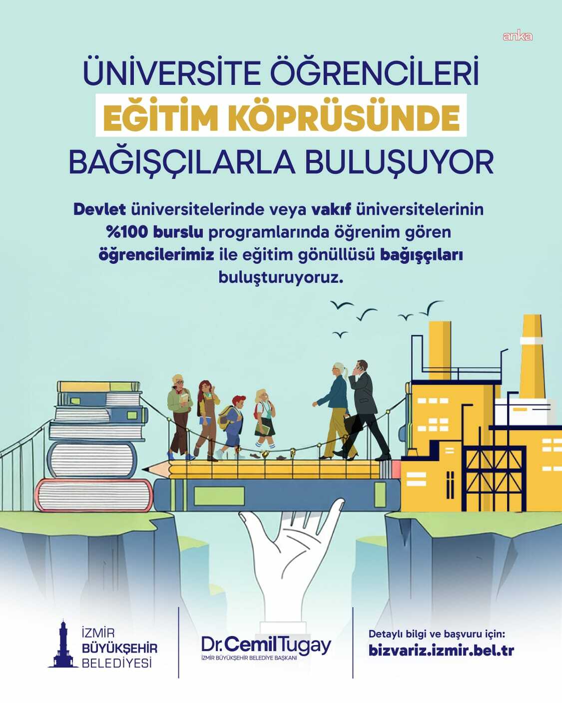İzmir Büyükşehir Belediyesi'nden "Eğitim Köprüsü" projesi...