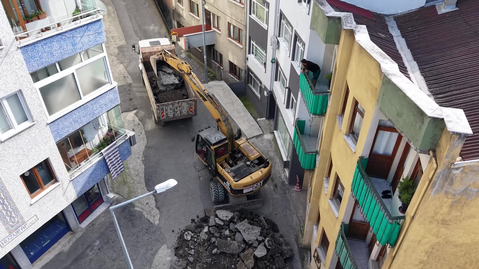 Ortahisar Belediyesi, Yenicuma ve Cumhuriyet mahallelerindeki yol sorununu çözüme kavuşturdu