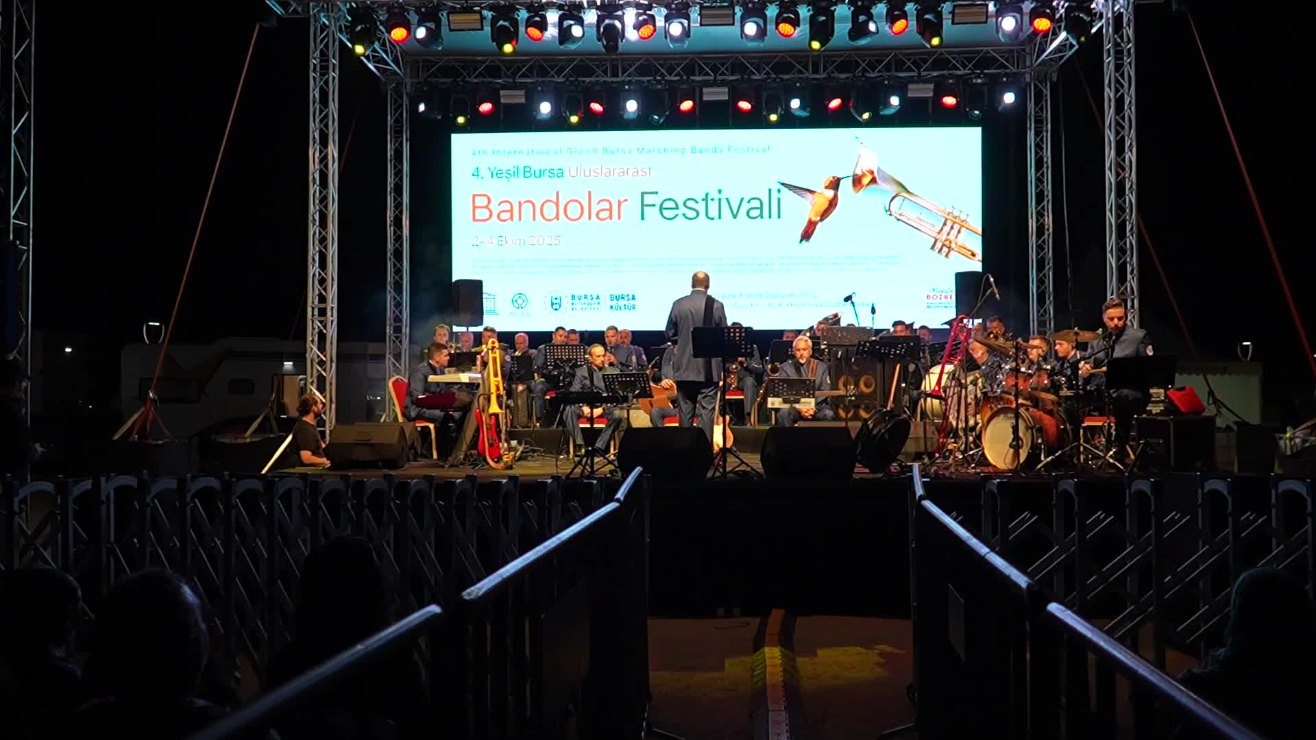 Yeşil Bursa Uluslararası Bandolar Festivali başladı