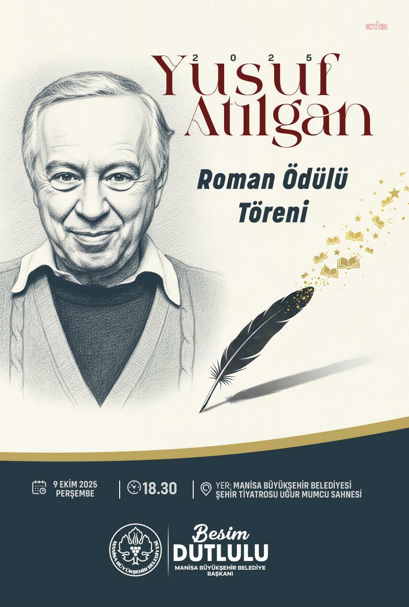 Manisa Büyükşehir Belediyesi Yusuf Atılgan Roman Ödülü sahiplerini buldu