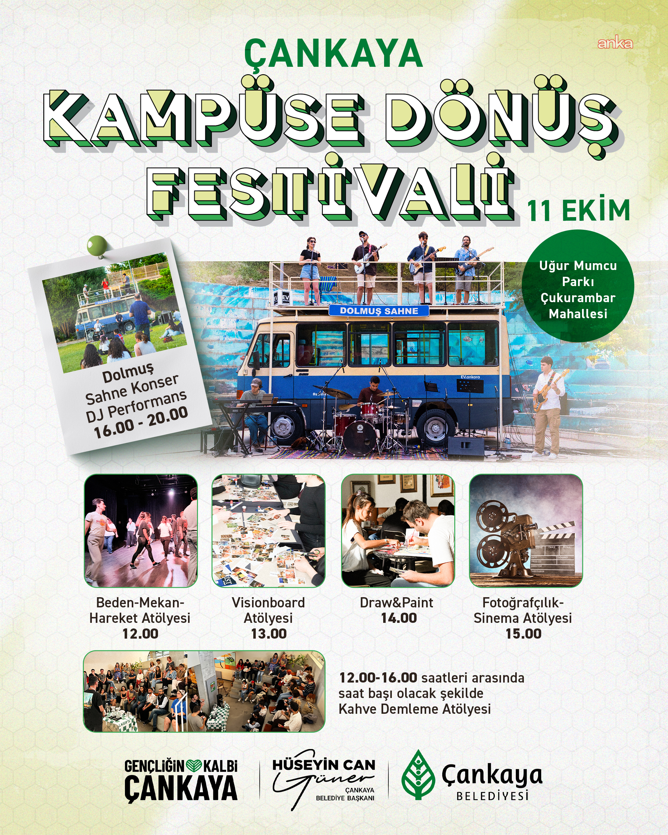 Çankaya Belediyesi, “Kampüse Dönüş Festivali” düzenliyor