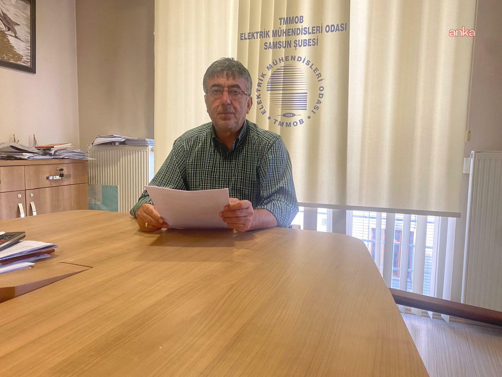 EMO Samsun Şube Başkanı Adnan Korkmaz: Doğalgaz ve nükleer santrallara verilen alım garantileri nedeniyle bugün ülkemizde atıl bir üretim kapasitesi vardır
