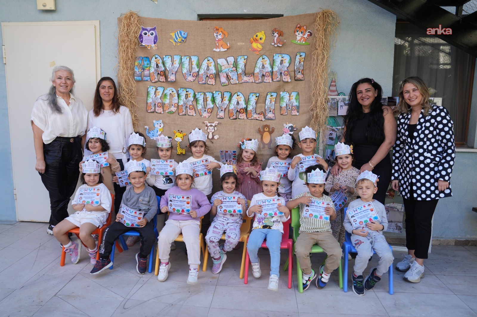 Kartal Belediyesi kreşlerinde hayvan sevgisi küçük yaşta başlıyor
