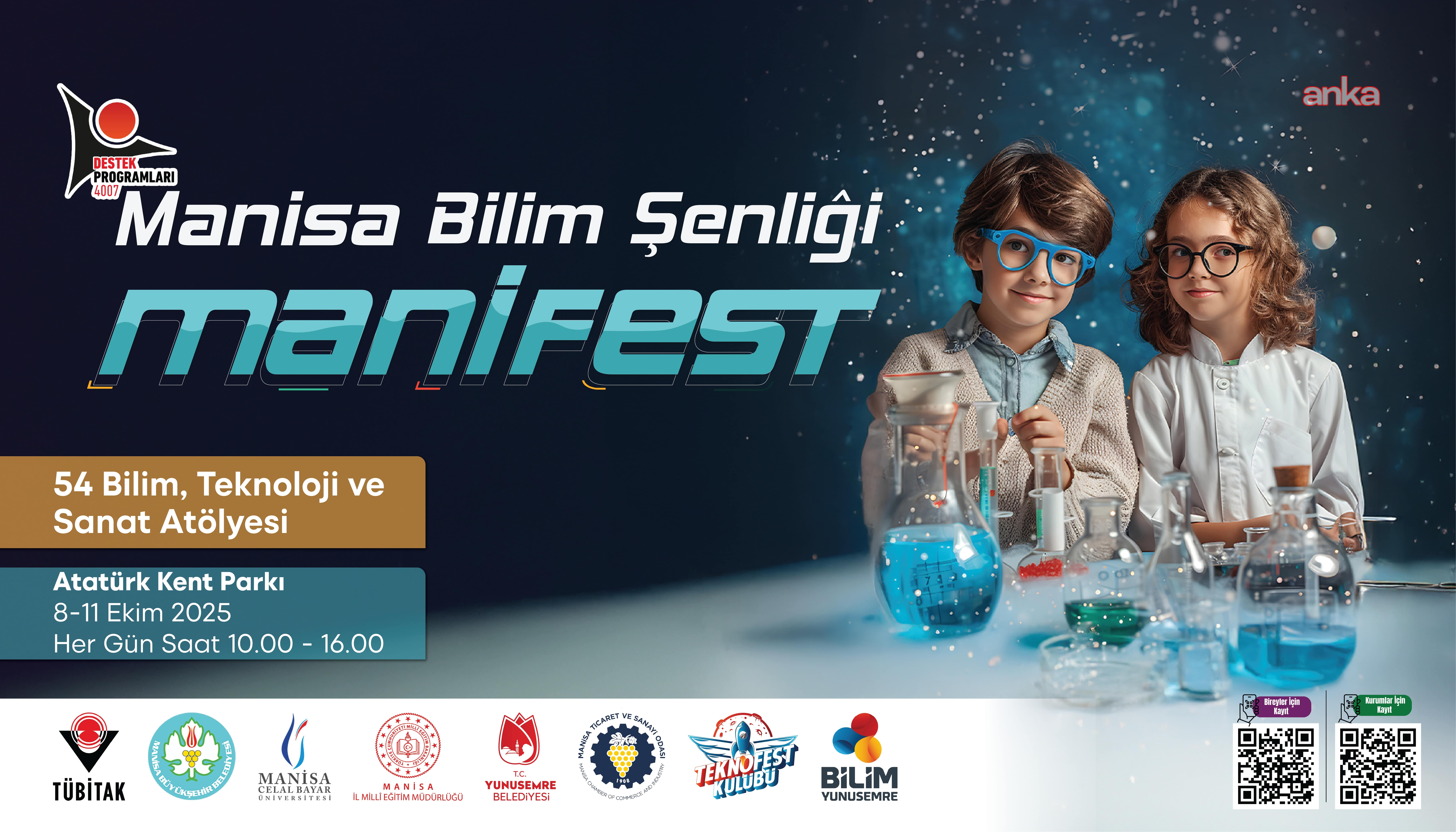 "MANİFEST Bilim Şenliği" Yunusemre'de başlıyor