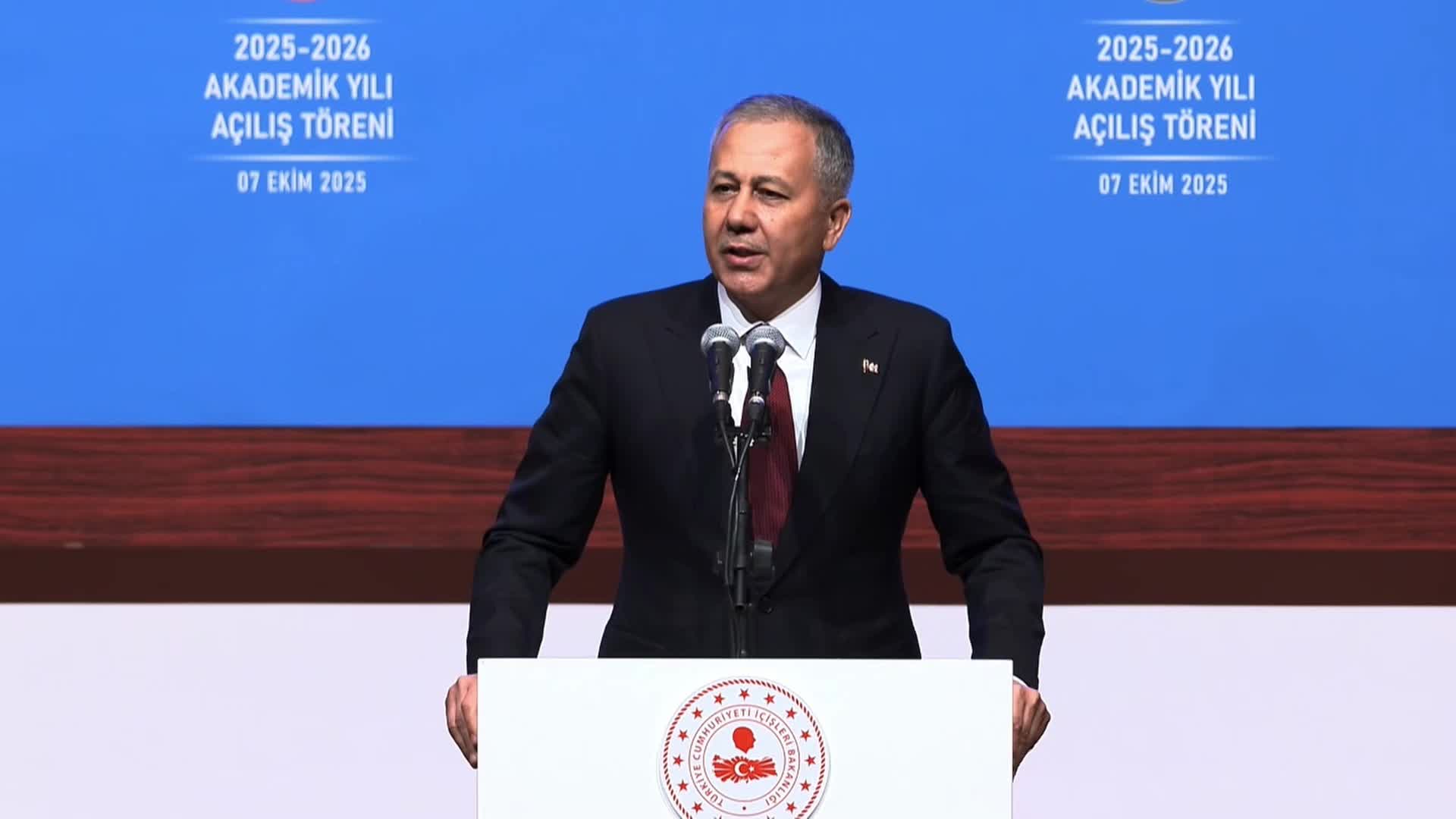 Ali Yerlikaya, Jandarma ve Sahil Güvenlik Akademisi 2025-2026 Akademik Yılı Açılış Töreni'ne katıldı