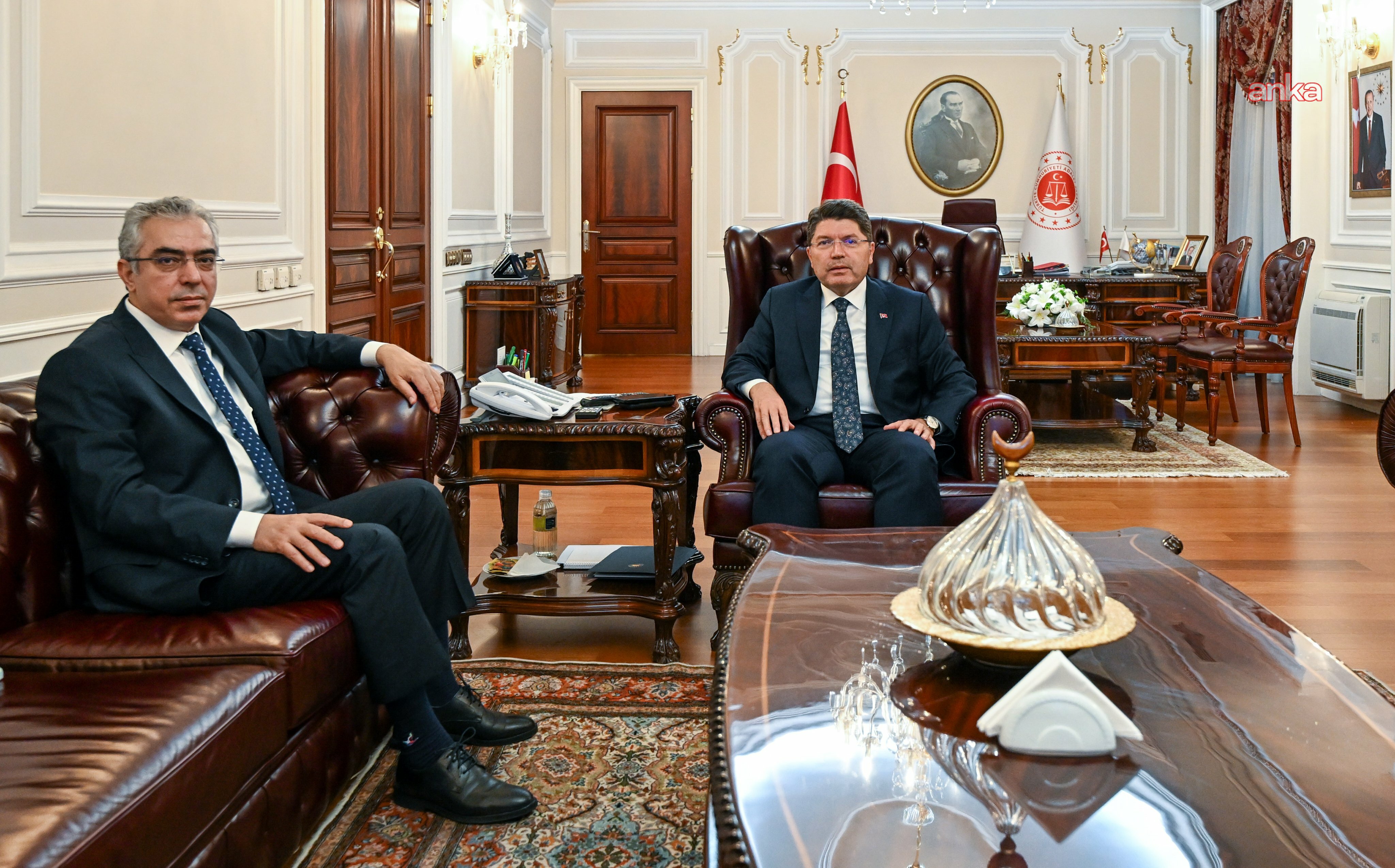 Bakan Tunç, Mehmet Uçum'u kabul etti
